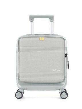 NWT Biaggi Runaway Hybrid Expandable Underseater Luggage Cloud Grey